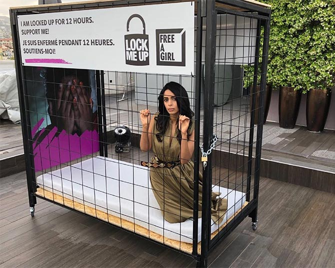 Cannes 2018: Malika was in a cage. 