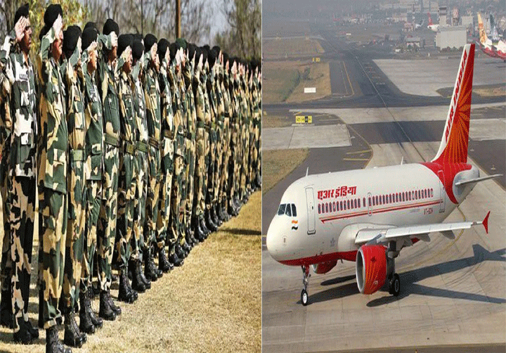  सरकार का बड़ा फैसलाः अर्धसैनिक बलों के जवान अब श्रीनगर  जाएगें  हवाई जहाज से